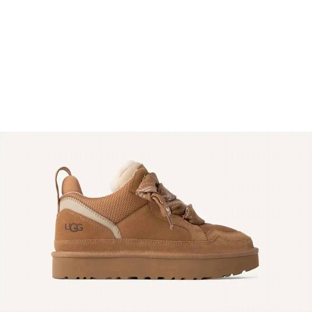 NEW UGG women's lowmel sneakers in chestnut